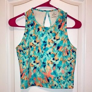 🎉Price Drop! Decree Size S Colorful Cropped Tank